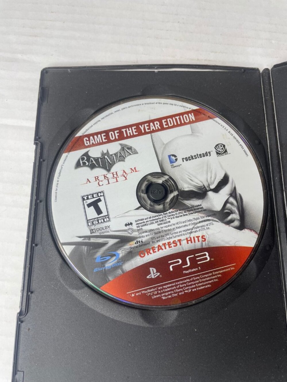 Batman Arkham City Game of the Year Edition PS3 Greatest Hits
